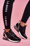 Sportowe Damskie Buty Czarne Figure