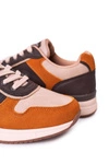 Męskie Sportowe Buty Sneakersy Żółto-Brązowe Harold
