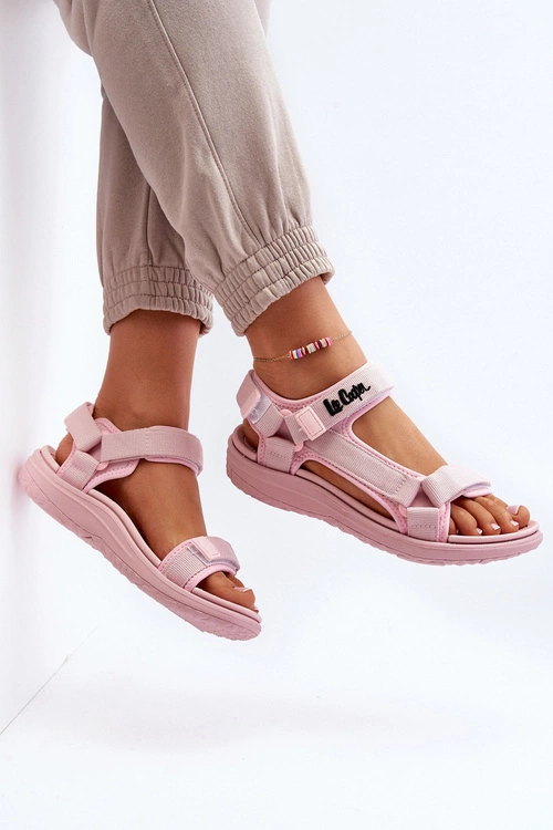 Damskie Sandały Lee Cooper LCW-24-34-2613 Różowe