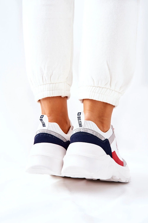 Sportowe Buty Sneakersy Big Star II274283 Białe