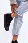 Trampki Damskie Czarne Socerio