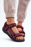 Damskie Sandały Lee Cooper LCW-24-34-2608 Fuksja