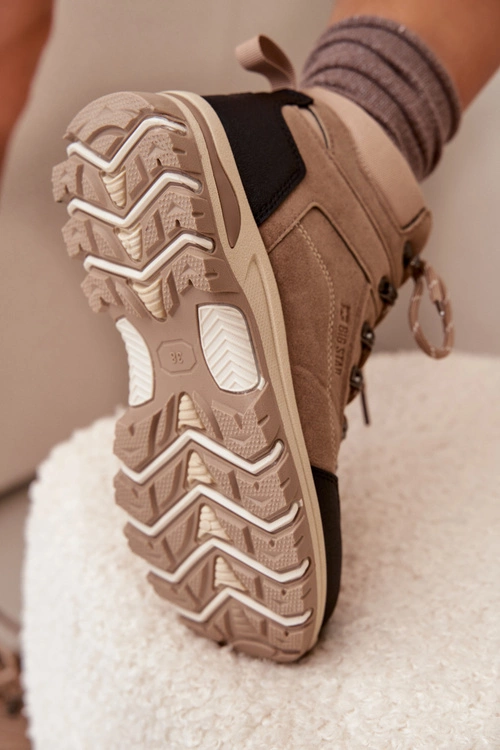 Buty Trekkingowe Damskie Big Star SS274095 Beżowe