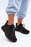 Lekkie Wsuwane Buty Sportowe Damskie Materiałowe Big Star UU274057 Czarne