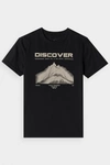 Koszulka T-Shirt Z Nadrukiem Dla Chłopca 4F 4FJWAW24TTSHM1553-20S Czarna