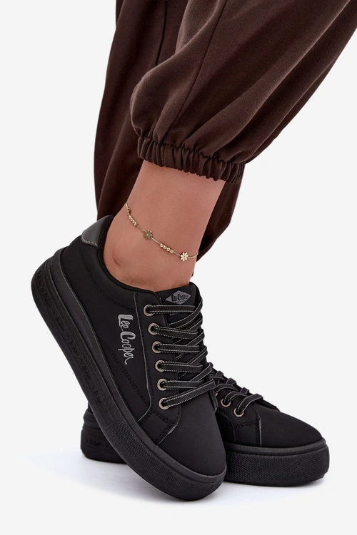 Trampki Na Platformie Lee Cooper LCJ-26-44-4560 Czarne