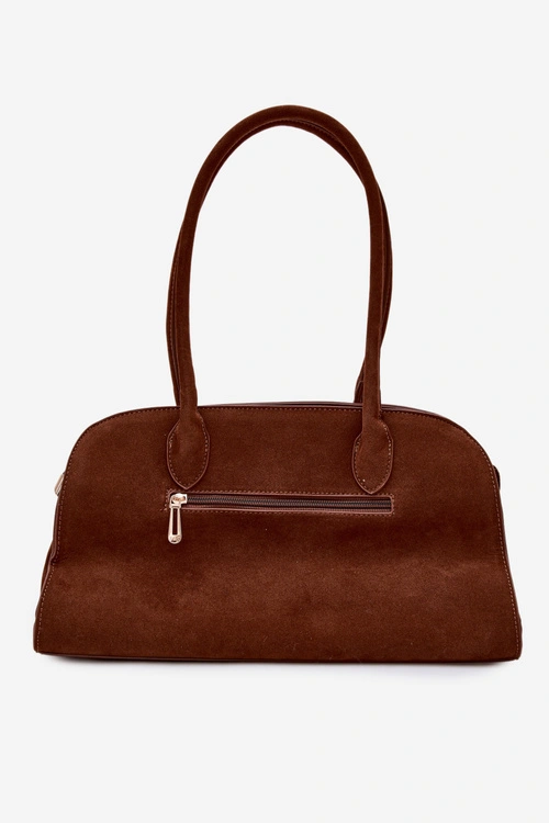 Flora&Co Torebka Z Brelokiem I Klamrami Zamszowa Camel Violette