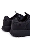 Męskie Klasyczne Buty Sportowe Memory Foam Big Star KK174232 Czarne