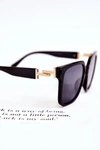 Damskie Okulary Przeciwsłoneczne V120026 Czarno-Złote