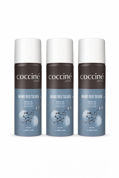 Zestaw 3x Cocciné Nano Deo Silver – dezodorant do obuwia