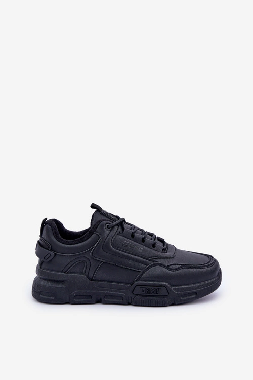 Ocieplane Męskie Sneakersy Big Star OO174584 HI-POLY SYSTEM Czarne