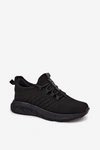 Lekkie Wsuwane Buty Sportowe Damskie Materiałowe Big Star UU274057 Czarne