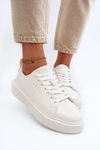 Lekkie Sneakersy Damskie Big Star NN274322 Memory Foam System Białe