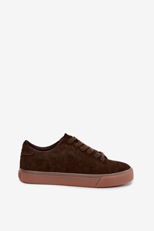 Sneakersy Damskie Big Star UU274243 Czekoladowe