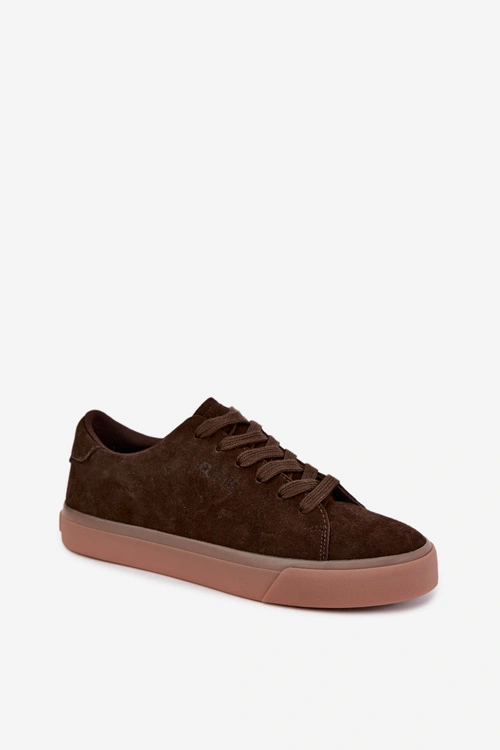Sneakersy Damskie Big Star UU274243 Czekoladowe