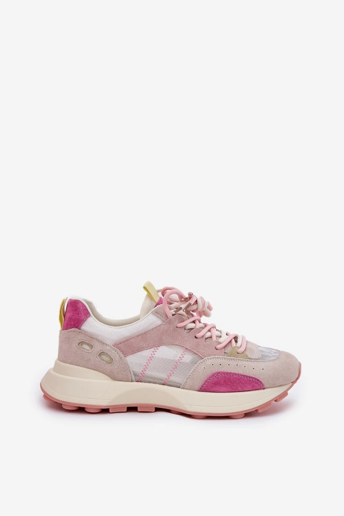 Zamszowe Buty Sportowe Sneakersy Damskie Vinceza 66725 Multikolor