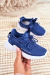 Sportowe Buty Dziecięce Młodzieżowe Granatowe ABCKIDS B012210073