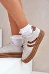 Stylowe Sneakersy Na Platformie Szare Doriwa