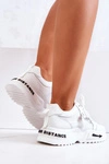 Sportowe Buty Sneakersy Siateczka Białe Zoomey