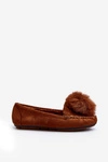 Damskie Mokasyny Z Futerkiem Camel Novas