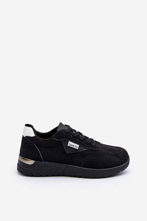 Buty Sportowe Sneakersy Damskie Czarne Vovella
