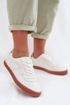 Sneakersy Damskie Materiałowe Big Star TT274357 Białe