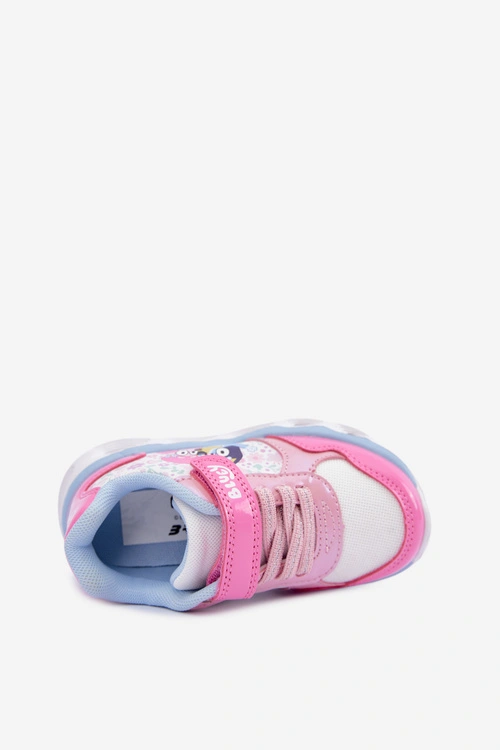 Sneakersy Dla Dziewczynki Bluey Ze Świecącą Podeszwą 8704215 Różowe