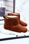 Dziecięce Botki Big Star Śniegowce Camel GG374086