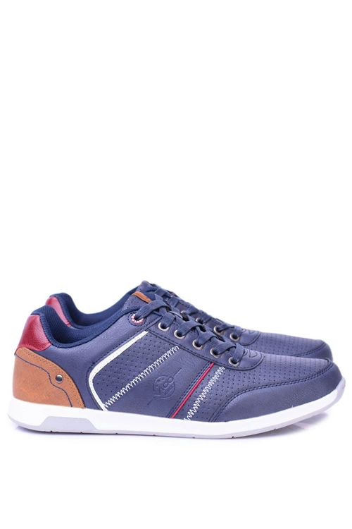 Granatowe Męskie Sportowe Buty Dimi