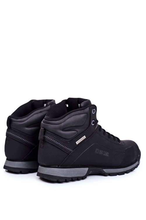 Trekkingowe Męskie Buty Big Star Outdoor Czarne GG174395