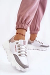 Damskie Sneakersy Na Platformie Cross Jeans KK2R4071C Białe
