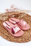 Klapki Dziewczęce Z Jednorożcem 83474 Ipanema Urban V Slide Kids Różowe