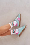 Niskie Sneakersy Damskie Z Eko Skóry Miętowe Nonalorin