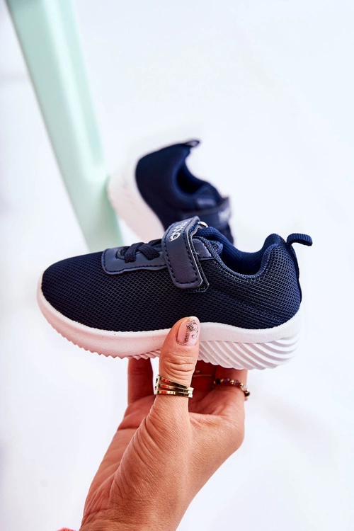 Dziecięce Buty Sportowe Na Rzep Niebieskie Lexy