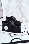 Dziecięce Ocieplane Trampki Big Star GG374035 Czarne