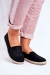 Damskie Espadryle Wsuwane Czarne Lapu Lapu