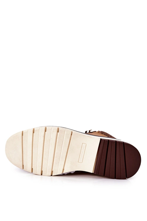Męskie Buty Trekkingowe Cross Jeans EE1R4078C Camel