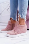 Sneakersy Damskie Różowe Lu Boo Cekiny PinkSugar