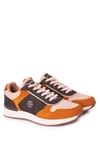 Męskie Sportowe Buty Sneakersy Żółto-Brązowe Harold