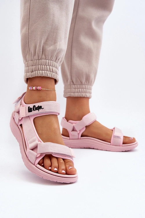 Damskie Sandały Lee Cooper LCW-24-34-2613 Różowe