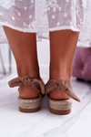 Espadryle Damskie Tenisówki Khaki Moriente