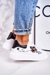 Damskie Sportowe Buty Sneakersy Z Muchą Białe Amour