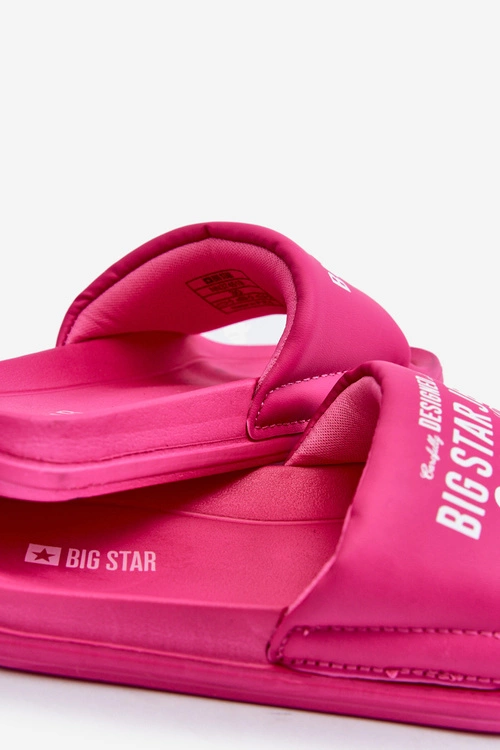 Piankowe Klapki Dziecięce Big Star NN374519 Różowe