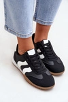 Klasyczne Sneakersy Damskie Z Eko Skóry Czarne Maretina