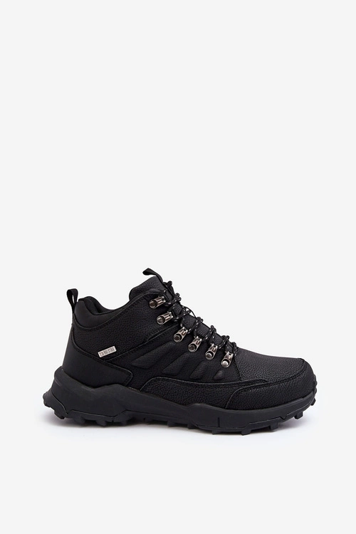 Ocieplane Sneakersy Męskie Czarne Big Star MM174156