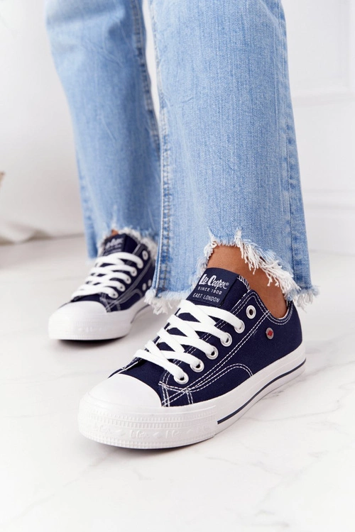 Damskie Trampki Lee Cooper LCW-21-31-0095L Granatowe