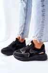 Damskie Sportowe Buty Sneakersy Czarne Bethell