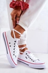 Damskie Klasyczne Trampki Cross Jeans JJ2R4009C Białe