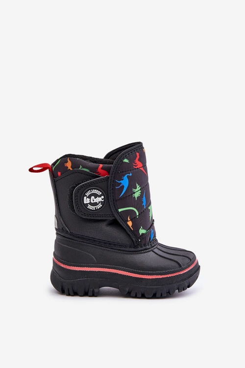 Śniegowce Dziecięce Na Rzep Lee Cooper LCJ-24-44-2861K Czarne