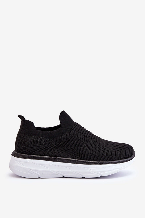 Damskie Wsuwane Buty Sportowe Czarne Ferive